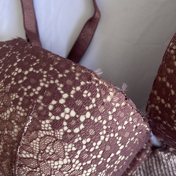 Victoria’s Secret Bra 32DDD Push Up Mauve - Picture 10 of 12